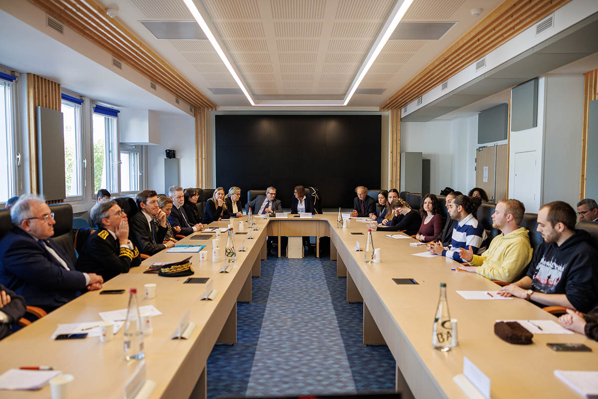 En visite à l’UPEC, le ministre de l’Éducation nationale à la rencontre des futurs enseignants