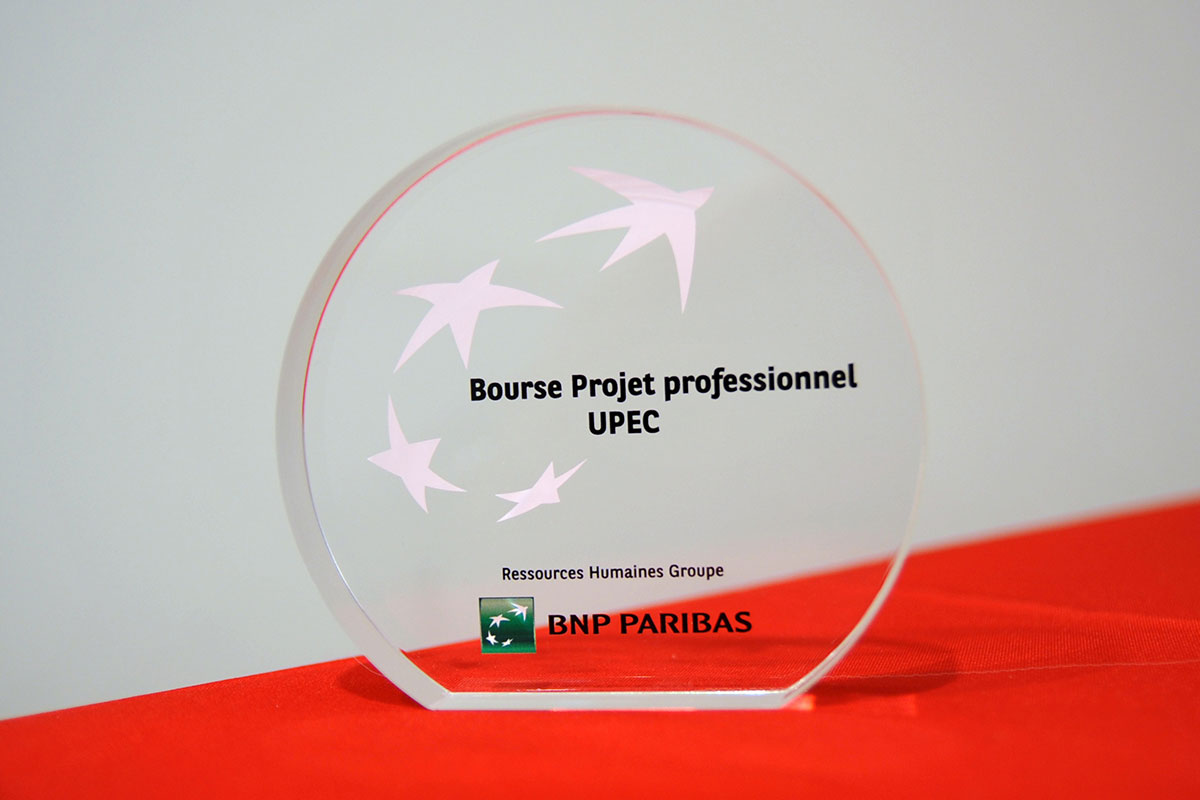 Trophée Bourse projet professionnel Upec BNP Paribas