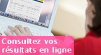 Consulter ses résultats en ligne